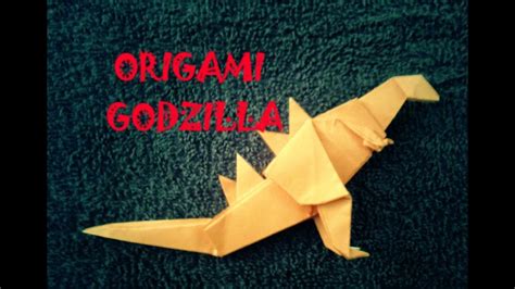 Origami Godzilla Easy Origami All In Here