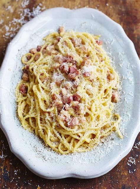 Classic Spaghetti Carbonara Pasta Recipes Jamie Oliver