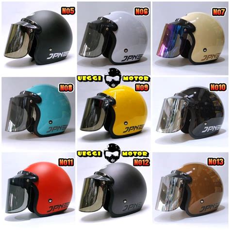 Helm retro dari jpn ini juga hadir dengan bobotnya yang ringan, tidak membuat kepala tidak nyaman. Harga Helm Bogo Kaca Datar : Kumpulan Helm Keren Harga Helm Bogo Datar - Semuanya bisa masbro ...