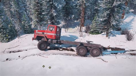 Snowrunner Ice Road Truck Driving Gameplay Extremely Ice Off Road