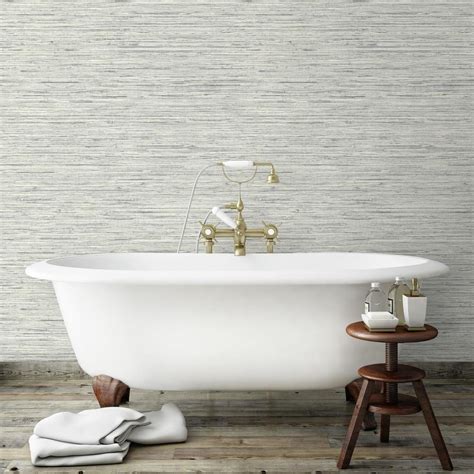 Grasscloth Grey Peel And Stick Wallpaper Peel And Stick