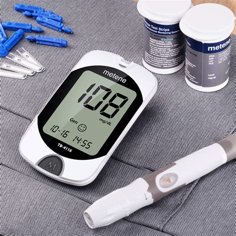Metene Td Diabetes Testing Kit Glucometer Strips Lancets