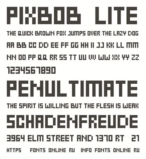Pixbob Lite Font