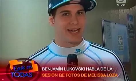 Benjamín Lukovski Quedó Impactado Al Ver Sexys Fotos De Melissa Loza América Televisión