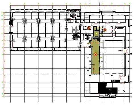 The Hotel Floor Plan With Furniture Is Given In This Autocad Dwg File