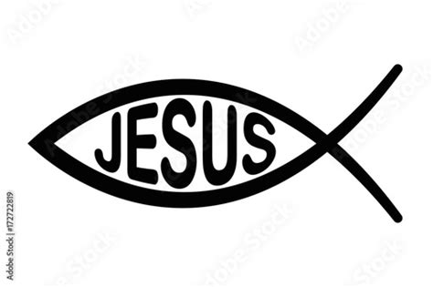 Jesus Fish Symbol Sign Of The Fish A Symbol Of Christian Art With