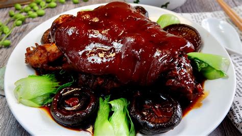 Super Simple And Tender Braised Pork W Mushrooms 香菇焖猪蹄 Chinese Pressure