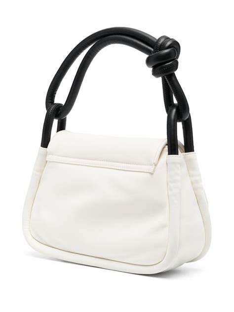 Ganni Knot Flap Over Tote Bag Farfetch