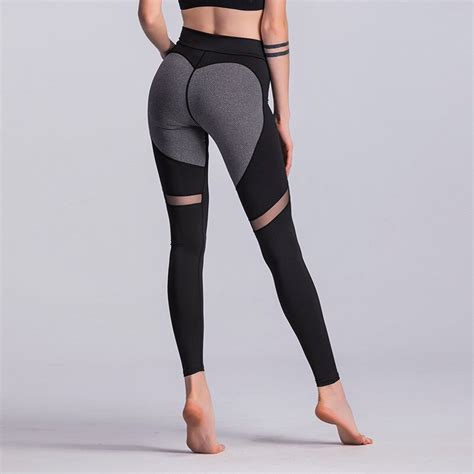 Eshines Push Up Hips Women Sports Yoga Pants Fitness Sportswear