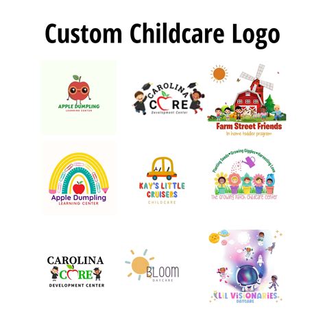 Childcare Logo Daycare Logo Preschool Logo Logo Design Etsy Australia