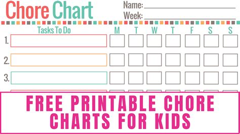 Printable Behavior Chart For Kids Freebie Finding Mom