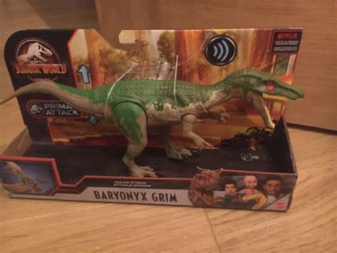 Jurassic World Baryonyx Grim Sound Strike Dinosaur Figure Camp