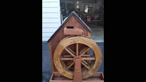 Old Grist Mill Water Wheel Complete Trial Run Water Wheel Old Grist