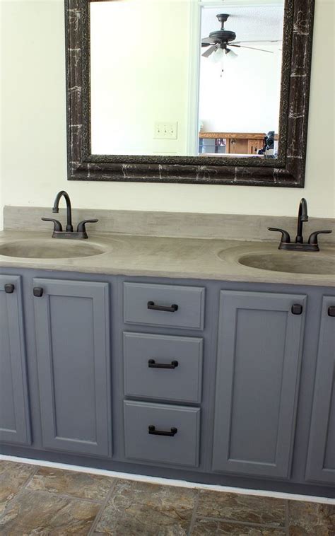 Oak Cabinet Update With No Sanding Priming Or Sealing Bathroom