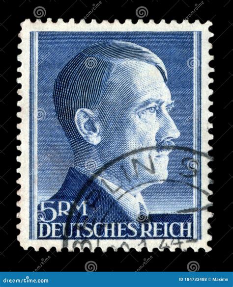 GERMANY CIRCA 1944 German Historical Postage Stamp Portrait Of