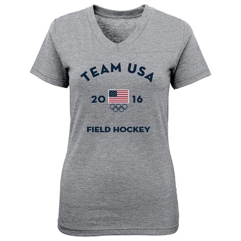 Team Usa Field Hockey Womens Gray Very Official National Governing