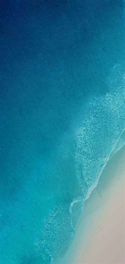 Ios 12 Iphone X Aqua Blue Water Ocean Apple Wallpaper Iphone 8