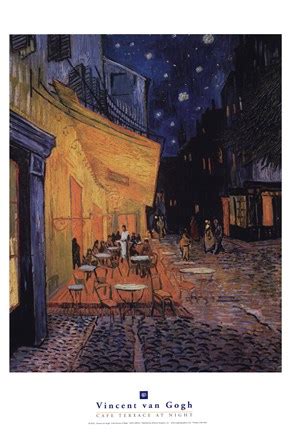 The Cafe Terrace On The Place Du Forum Arles At Night C Fine
