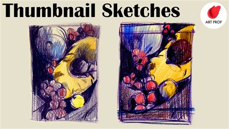 Thumbnail Sketches Tutorial For Self Taught Artists And Beginners