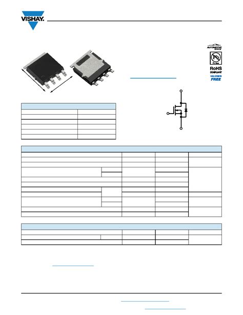 SQJA82EP Datasheet 1 7 Pages VISHAY Automotive N Channel 80 V D S