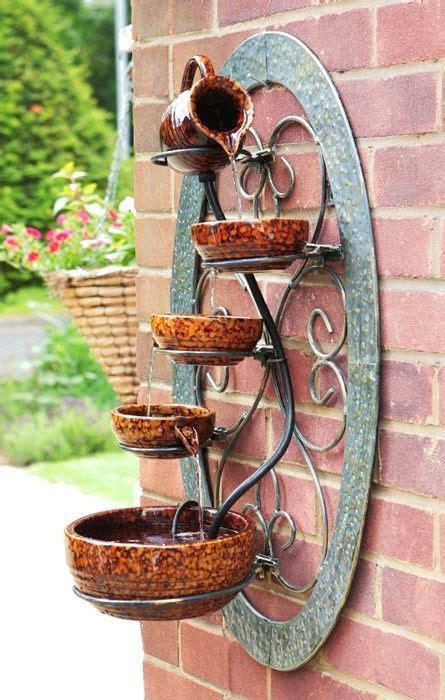 Tortoise Shell Wall Mounted Cascade Water Fountain Feature
