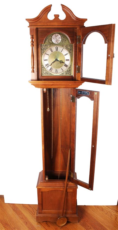 Vintage Emperor Clock Co West German Project Grandfather Clock Ebth