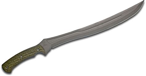 Rmj Tactical Wyvern Short Sword 1425 Cpm 3v Carbon Blade Dirty Olive
