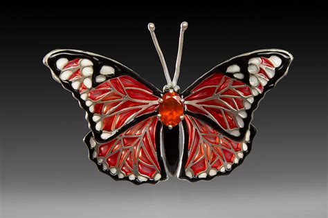 Monarch Butterfly Brooch Caristo Jewelry Designs