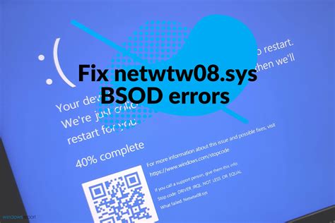 Fix Red Screen Errors On Windows 10 Rsod Error