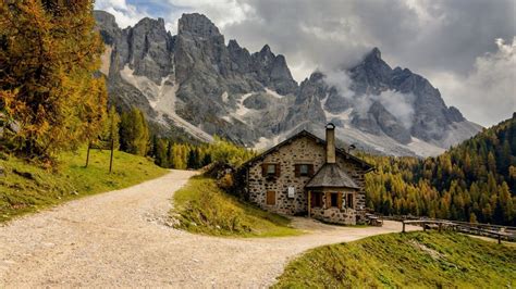 Landscape Mountains Hill Nature House Village Valley Mountain