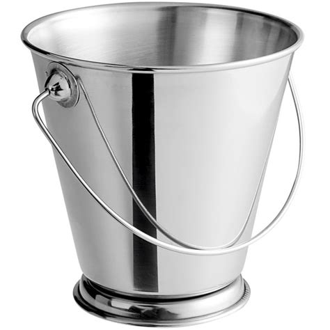 Vollrath 59784 293 Oz Mini Stainless Steel Serving Bucket With Handle