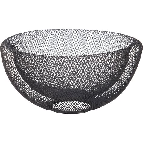 Mint Wire Fruit Bowl Black 25cm Each Woolworths