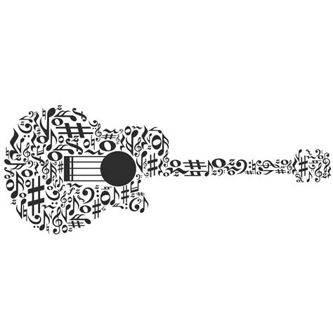 Musical Note Guitar Illustration Guitar Notes Png