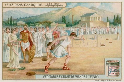 The Olympic Games In Ancient Greece Stock Image Look And Learn