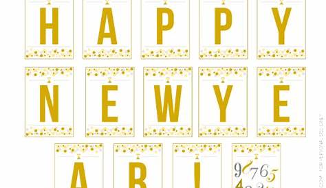 Free New Year's Party Printables | Catch My Party