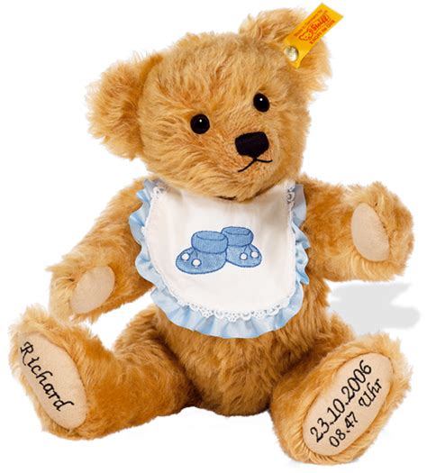 Steiff Personalised Teddy Personalised Birth Bear 29cm 002021