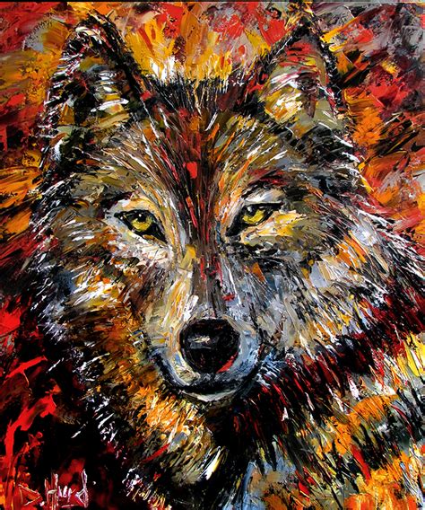Debra Hurd Original Paintings And Jazz Art Wolf Wild