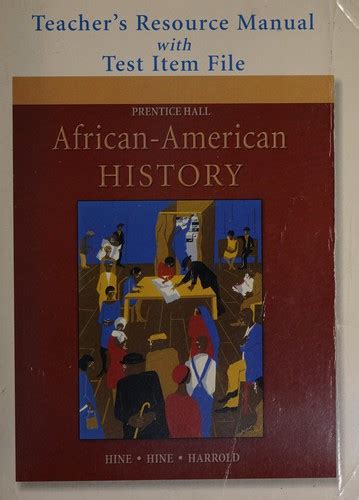Prentice Hall African American History Teachers Resource Manual With