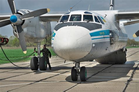 Ukrainian Air Force An 26 Editorial Photography Image Of Runway 81022552