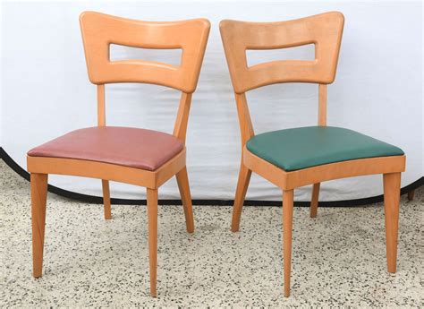 Heywood wakefield winthrop dining table and 6 chairs: Maple Heywood Wakefield Drop-Leaf Dining Table, 1950s ...