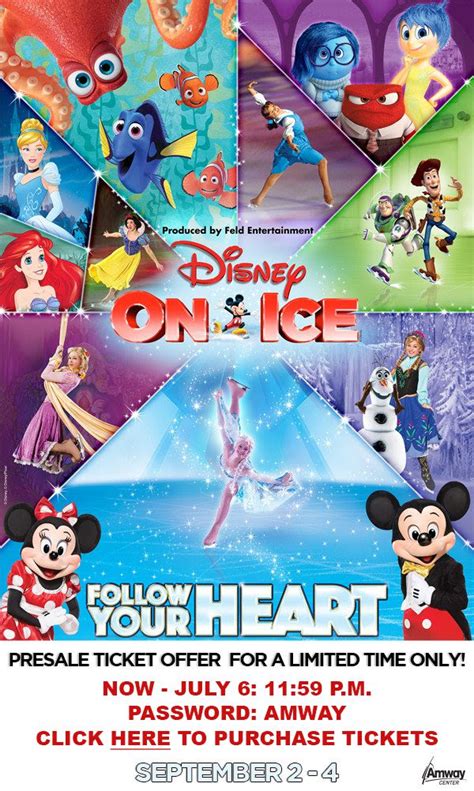 New Show From Disney On Ice Follow Your Heart Orlando Presale Now