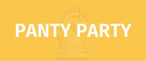 Panty Party Game Rules How To Play Panty Party