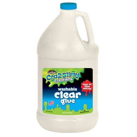 Cra Z Slimy Clear Glue 1 Gallon Slime Ingredients Clear Glue Slime