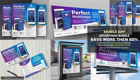 mobile app advertising bundle  creative touch graphicriver