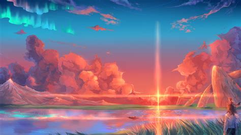 Sunset Anime Scenery Wallpapers Top Free Sunset Anime Scenery