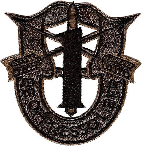 1st special forces group crest od green patch clothing