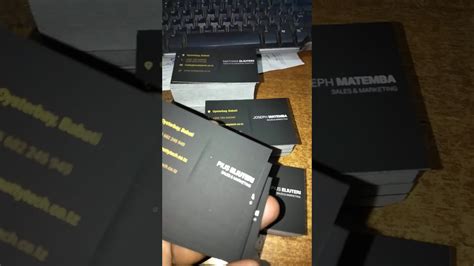 quality business cards printing services  kenya youtube