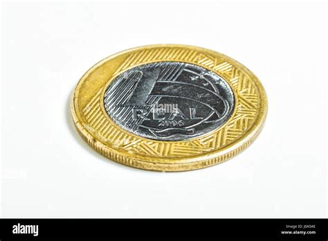 Brazilian Real Coin Stock Photo Alamy