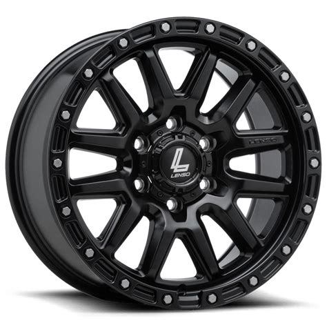 Lenso Marvel Satin Black 17x9 6x1143 Wheel Cnc Wheels