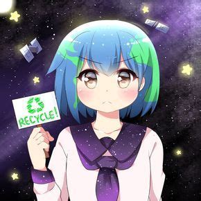 Earth Chan By Ikazu Art Deviantart On DeviantArt Anime Meme Otaku Anime Kawaii Earth
